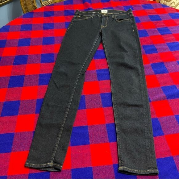 Hudson Women’s Nico Super Skinny Midrise Dark Wash Denim Jeans Size 26 X 30 - Picture 1 of 12